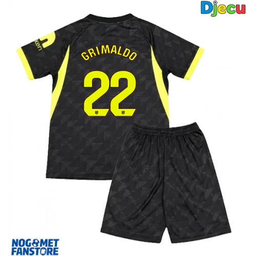 Atletico Madrid Alejandro Grimaldo #22 Gostujuci Dres za djecu 2026-27 Kratak Rukav (+ Kratke hlače)